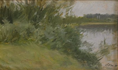 Island in Saxviken 1890 by Anders Leonard Zorn